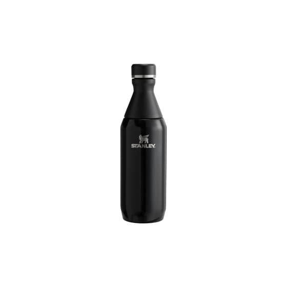 Water bottle Stanley The All Day Slim Black gloss, 600 ml