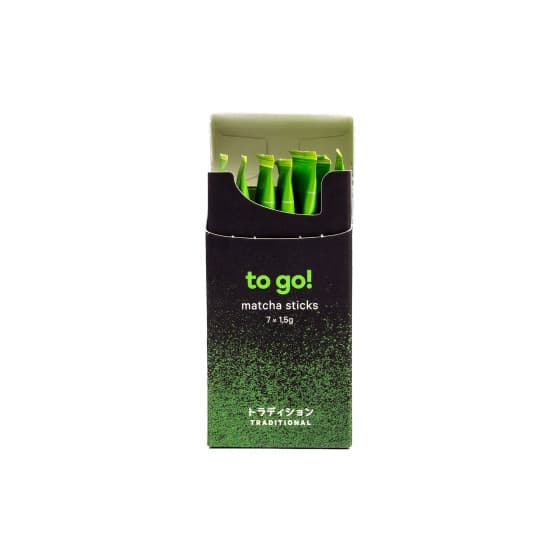 Organic matcha sticks Moya Matcha To Go! Traditional, 7 pcs.
