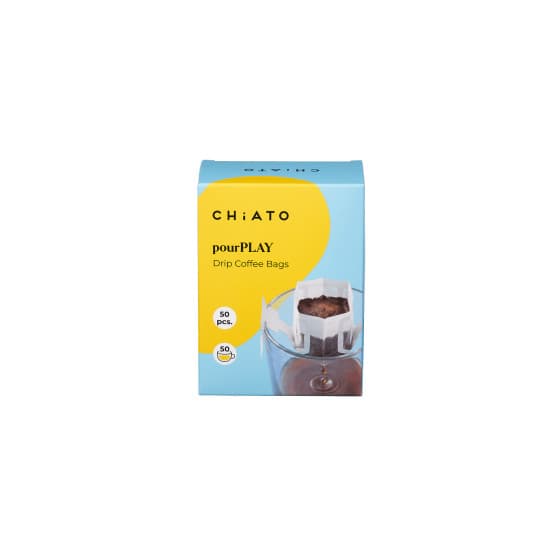 CHiATO pourPLAY Drip Coffee Bags, 50 pcs.