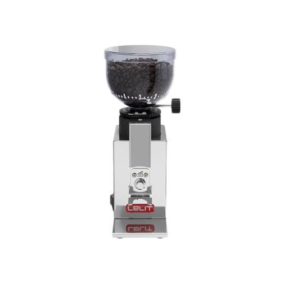 LELIT Fred PL043MMI Espresso Coffee Grinder - Silver