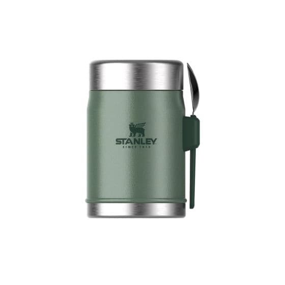 Stanley Legendary Hammertone Green Thermo Food Jar + Spork, 0.4L