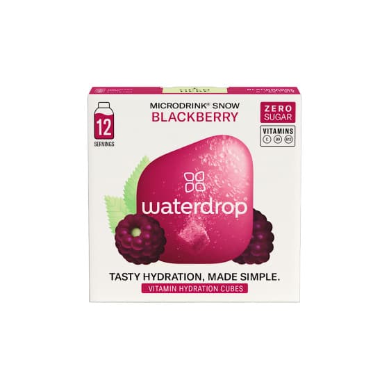 Waterdrop Microdrink Blackberry Vitamin Drink Cubes, 12 pcs.