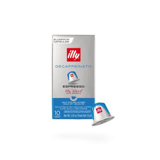 Illy Decaffeinato Decaf Coffee Capsules for Nespresso® Machines, 10 pcs.