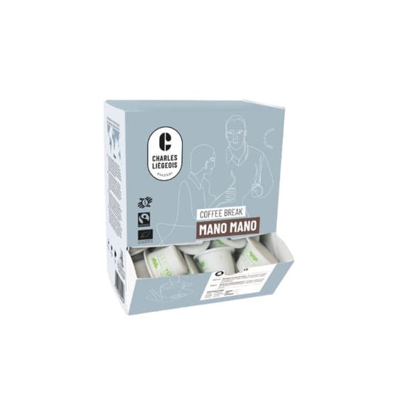 Coffee capsules compatible with Nespresso® Charles Liégeois Mano Mano, 50 pcs.