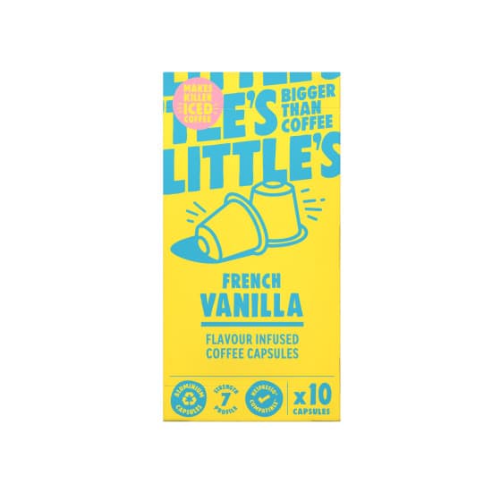 Little's French Vanilla Flavoured Coffee Capsules Compatible with Nespresso®, 10 pcs.