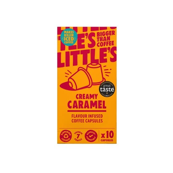 Little's Creamy Caramel Flavoured Coffee Capsules Compatible with Nespresso®, 10 pcs.