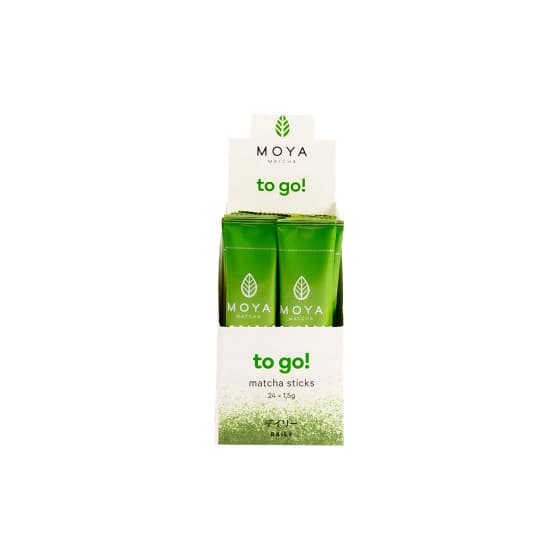 Organic matcha sticks Moya Matcha To Go! Daily, 24 pcs.