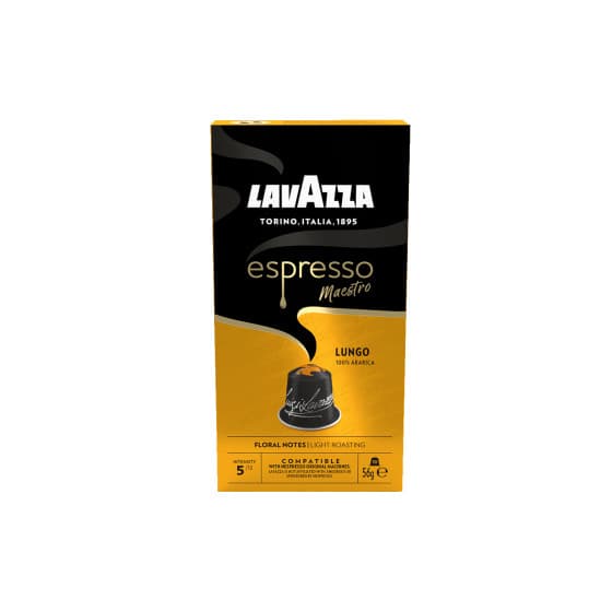 Coffee capsules for Nespresso® machines Lavazza Espresso Maestro Lungo, 10 pcs.