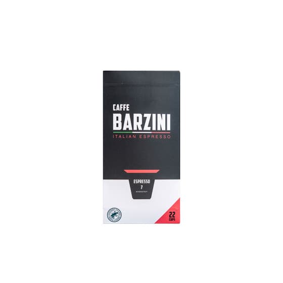 Coffee capsules compatible with Nespresso® Caffe Barzini Espresso, 22 pcs.