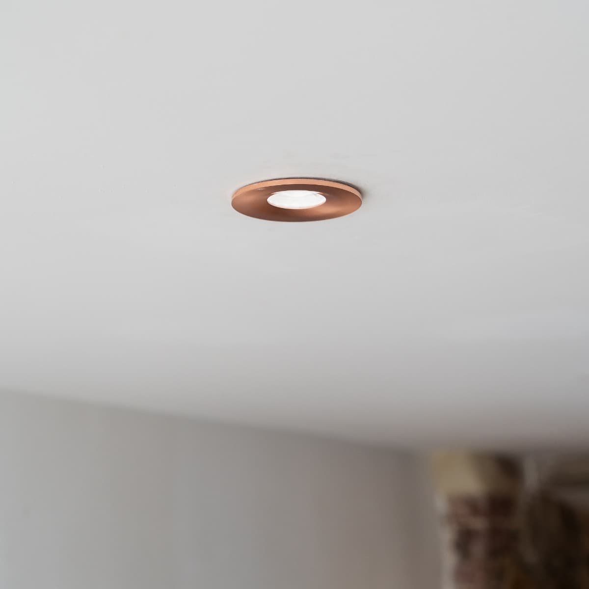 Soho Lighting Brushed Copper LED Downlights - Fire Rated - Fixed - IP65 - CCT Switch - High CRI - Dimmable