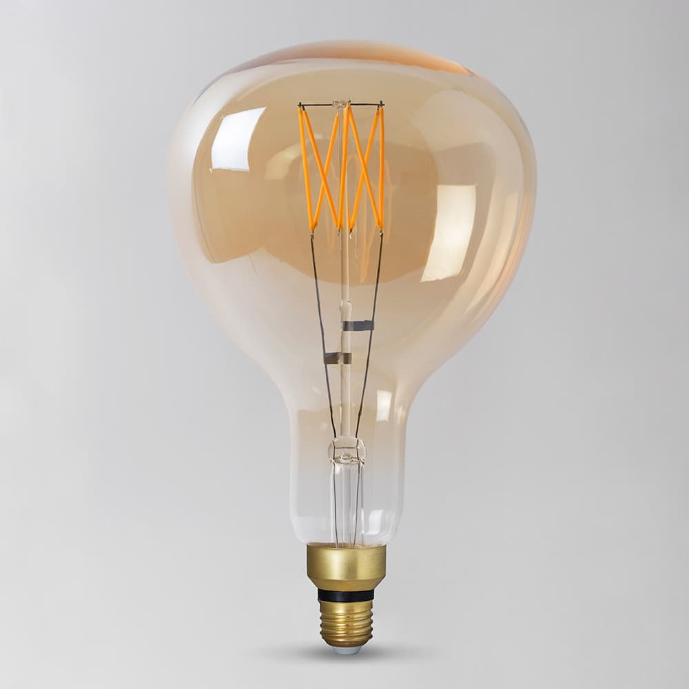 Soho Lighting 8W E27 ES Vintage Edison ER180 Large LED Light Bulb 1800K N-Shape Filament Dimmable