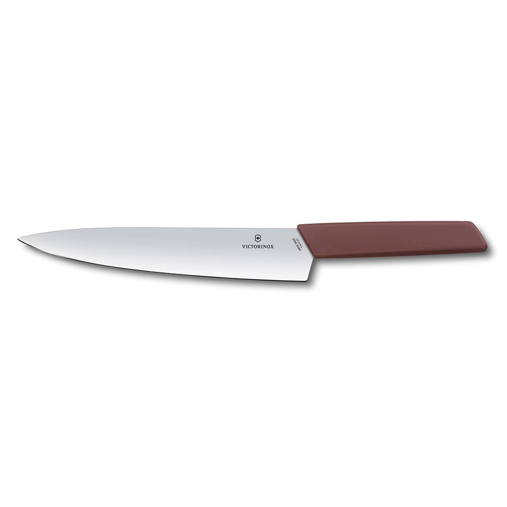Victorinox Swiss Modern Colour 22cm Carving Knife - Grape Red (69016221B)