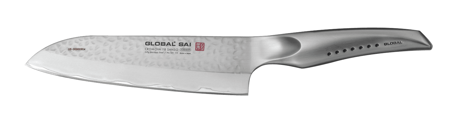 Global Sai SAI03 - 19cm Santoku Knife (SAI-03)