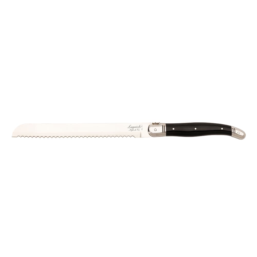 Laguiole Style De Vie Premium Bread Knife Black
