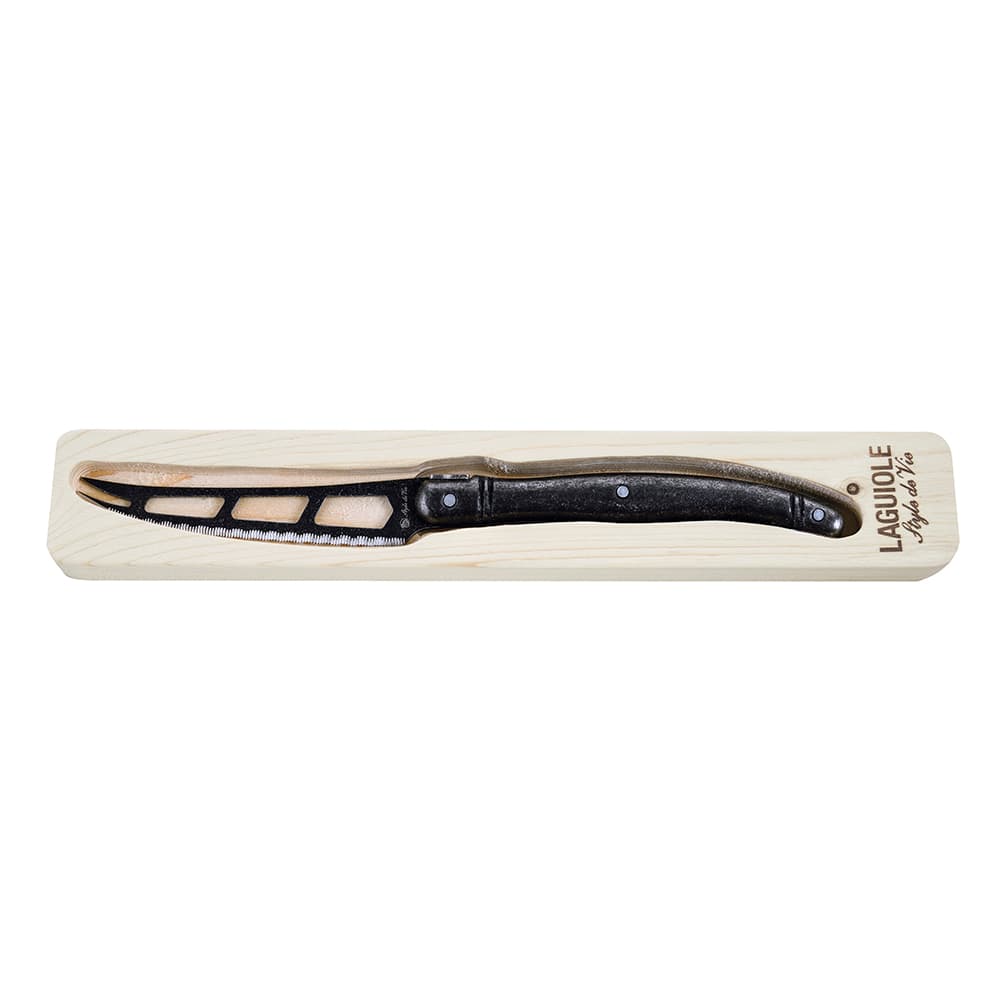 Laguiole Style De Vie Premium Cheese Knife Black Stonewash