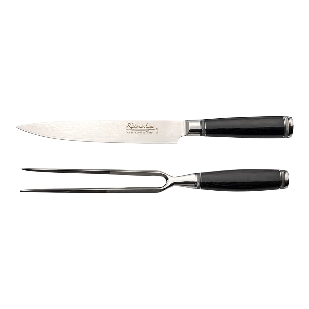Katana Saya Pakkawood 2 Piece Carving Set