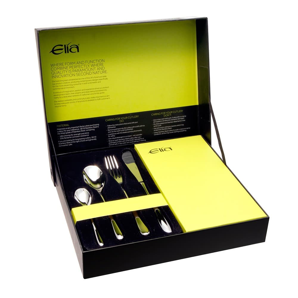 Elia Liana 24 Piece Set Cutlery Set Chroma Green with Gift Box