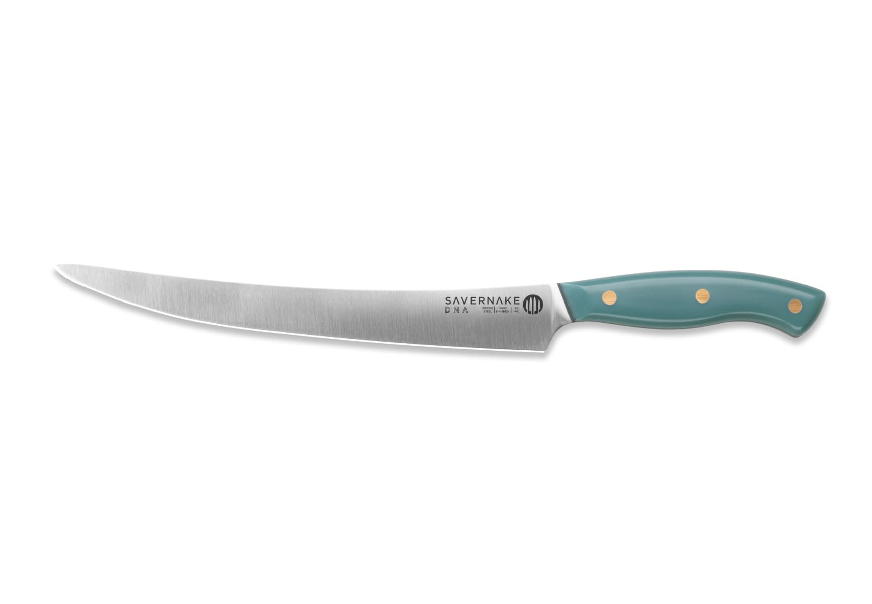 Savernake DNA PC26 26cm Carving Knife - Atlantic & Anthracite with Traditional Handle