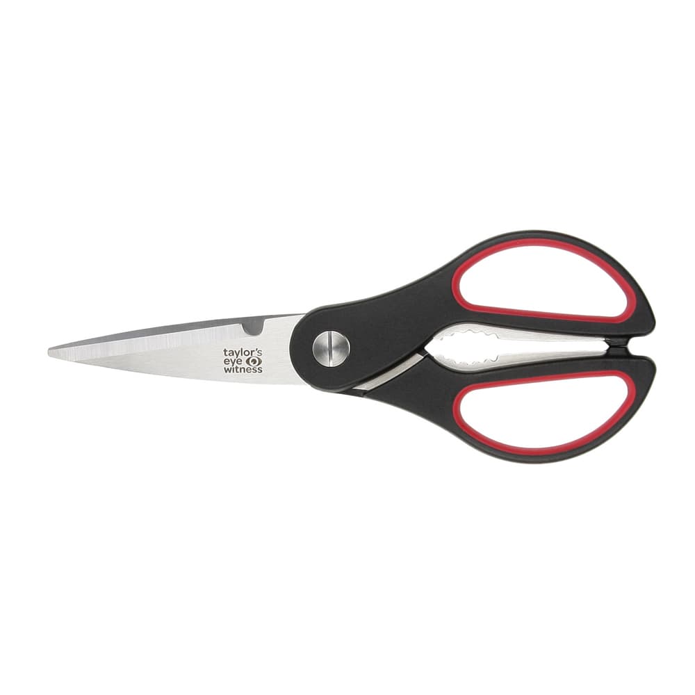 Taylors Eye Witness 23cm Kitchen Shears Black/Red (SSKS004-BR)