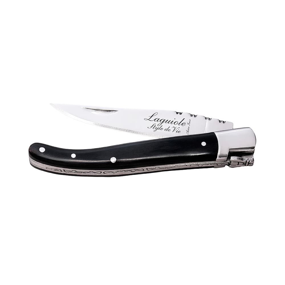 Laguiole Style De Vie Luxury Pocket Knife Black Pakka Wood