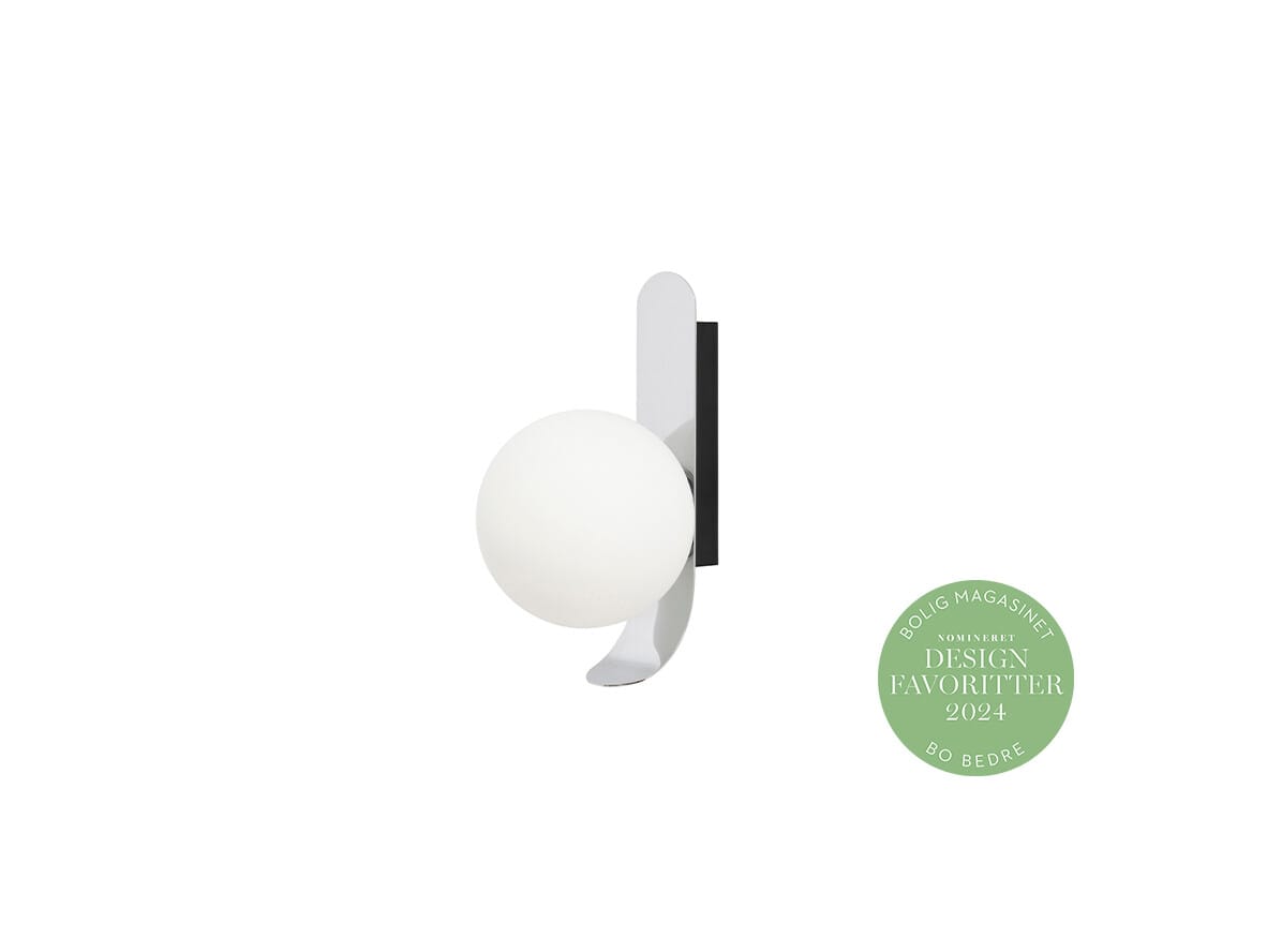 NOLA - Pearl Wall Lamp Chrome