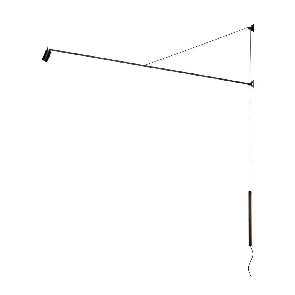 Nemo Lighting - Swan Wall Lamp 2700K Matt Black