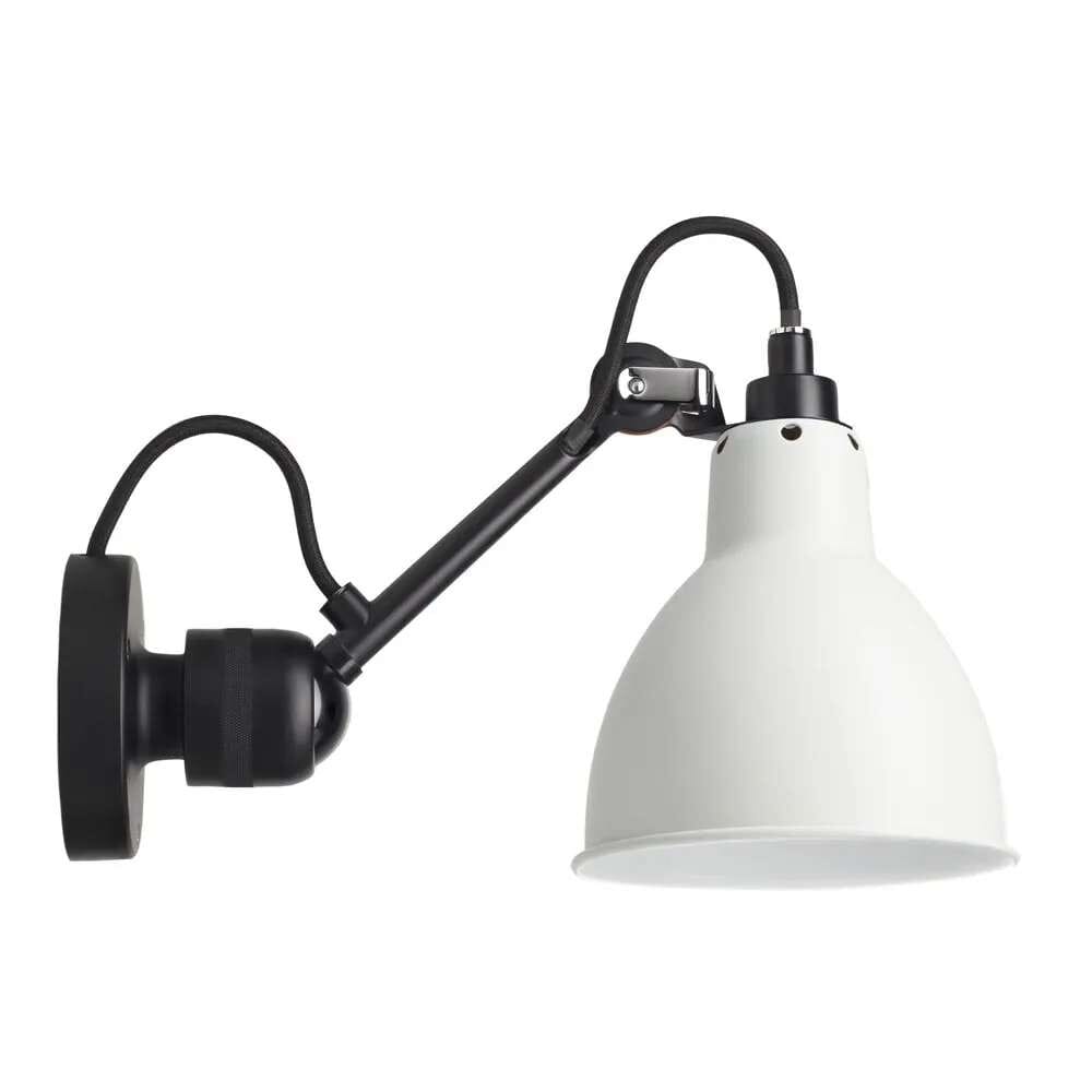Lampe Gras - 304SW Wall Lamp Black/White Lampe Gras