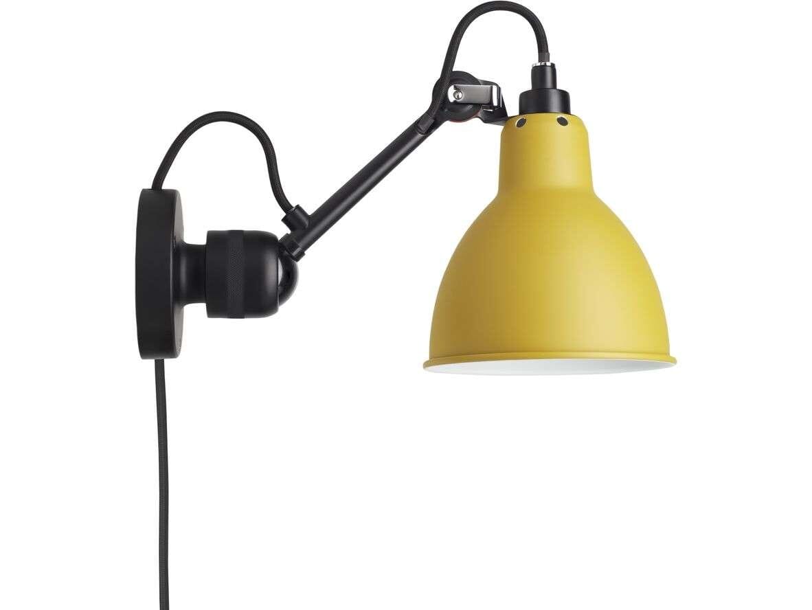Lampe Gras - 304CA Wall Lamp Yellow Lampe Gras