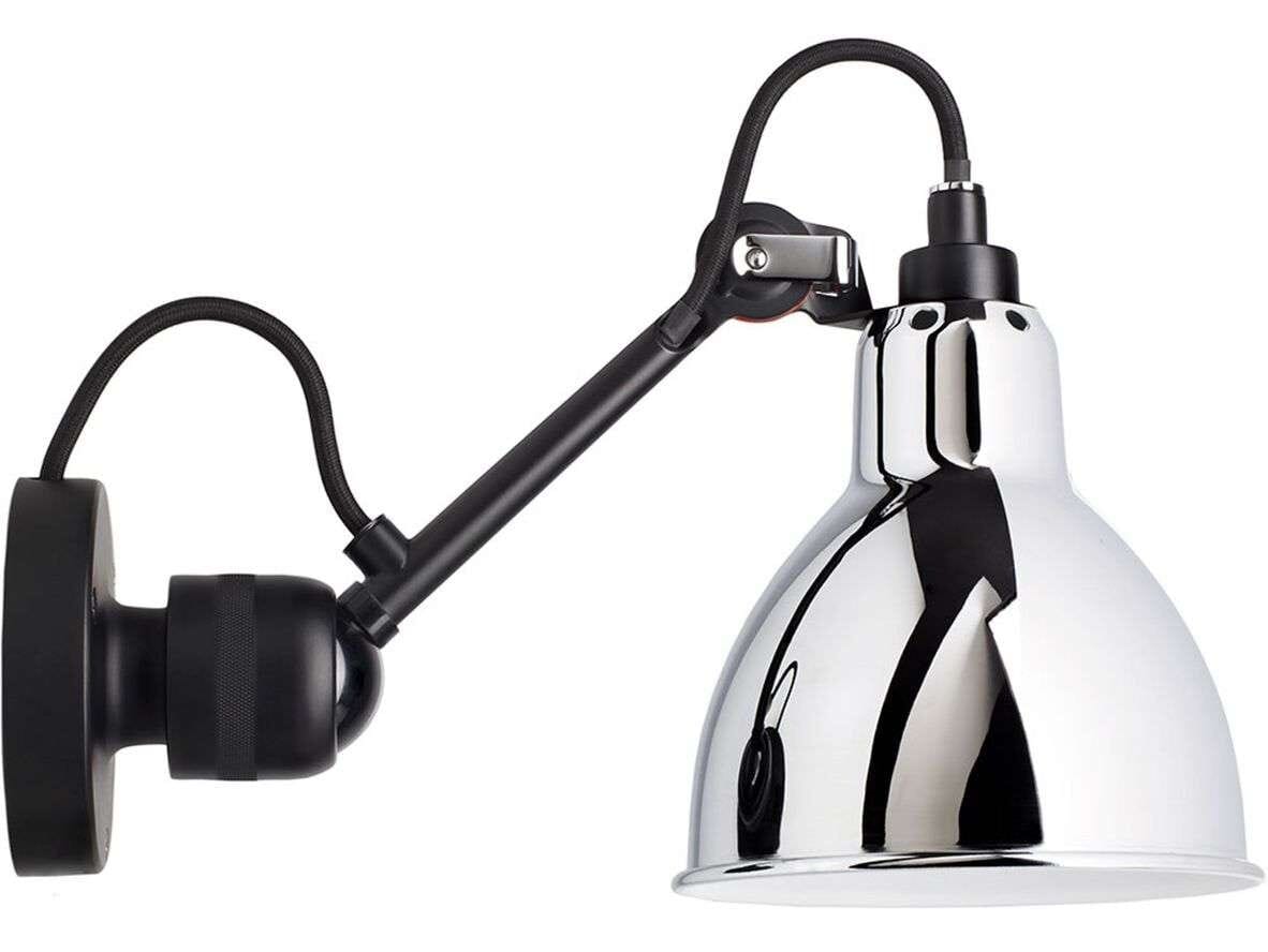 Lampe Gras - 304CA Wall Lamp Chrome/Glossy Lampe Gras