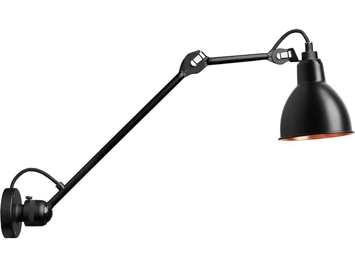 Lampe Gras - 304L40 Wall Lamp Black/Black/Copper Lampe Gras