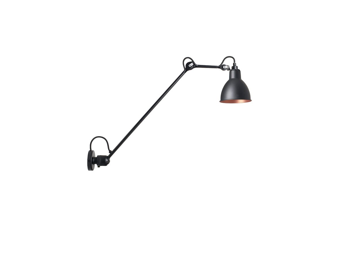 Lampe Gras - 304L60 Wall Lamp Black/Black/Copper