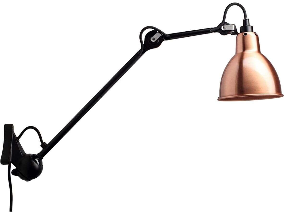 Lampe Gras - 222 Wall Lamp Black/Copper Lampe Gras