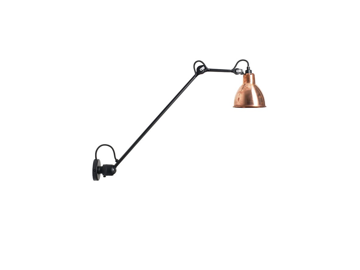 Lampe Gras - 304L60 Wall Lamp Black/Raw Copper