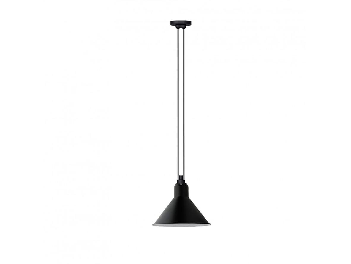 Lampe Gras - 322 XL Pendant Conic Black Lampe Gras