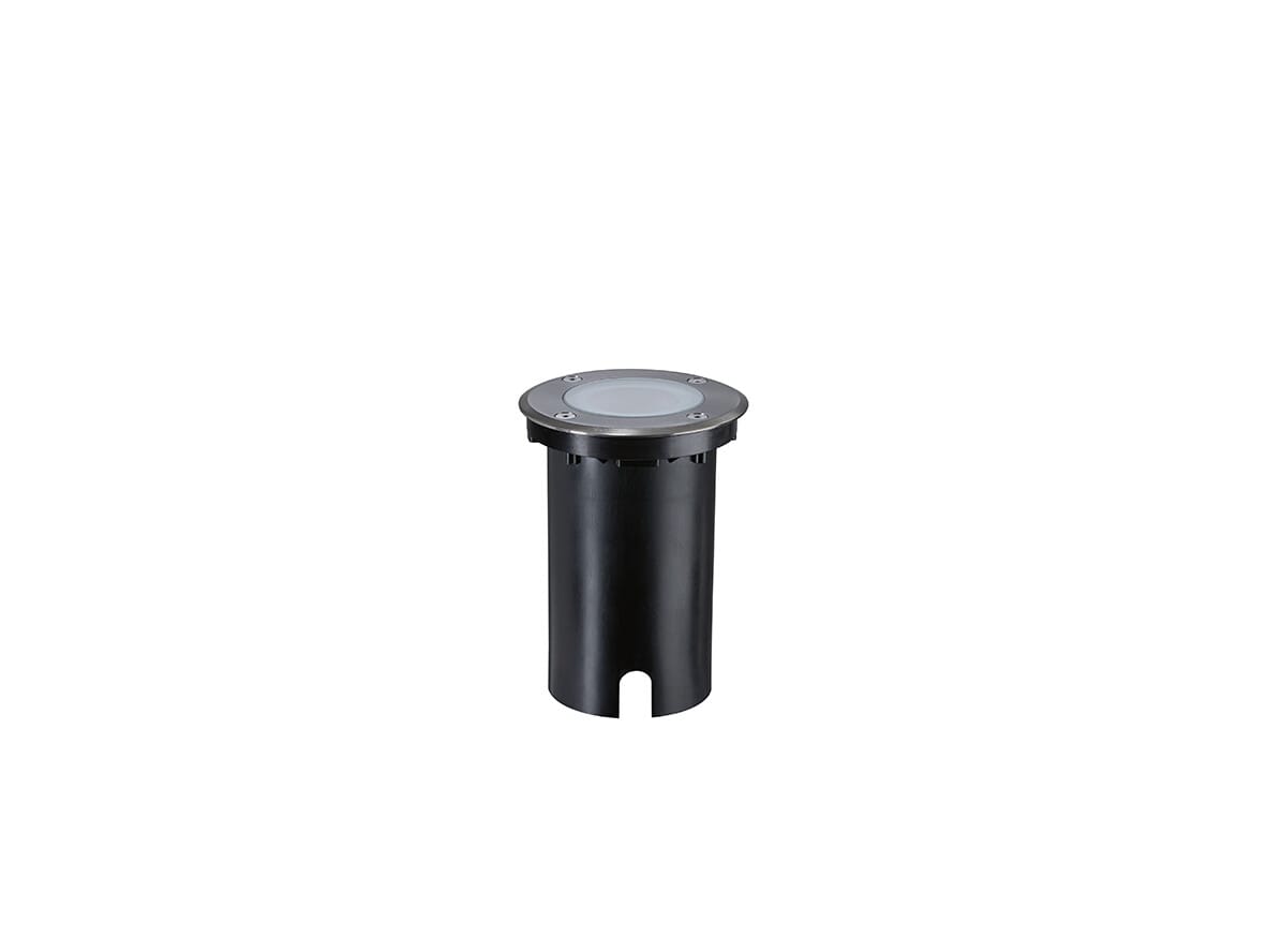 Paulmann - Floor Outdoor Recessed Ground Spot Round IP67 SWR Brushed Iron/Alu