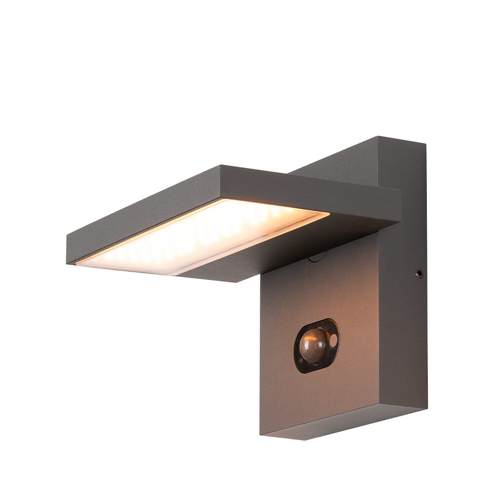 SLV - Abridor Outdoor Wall Lamp Hybrid w/Sensor IP65 Matt Anthracite