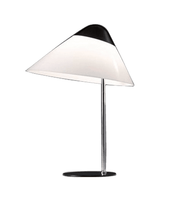 Pandul - Opala Midi Table Lamp without Dimmer Black & Chrome