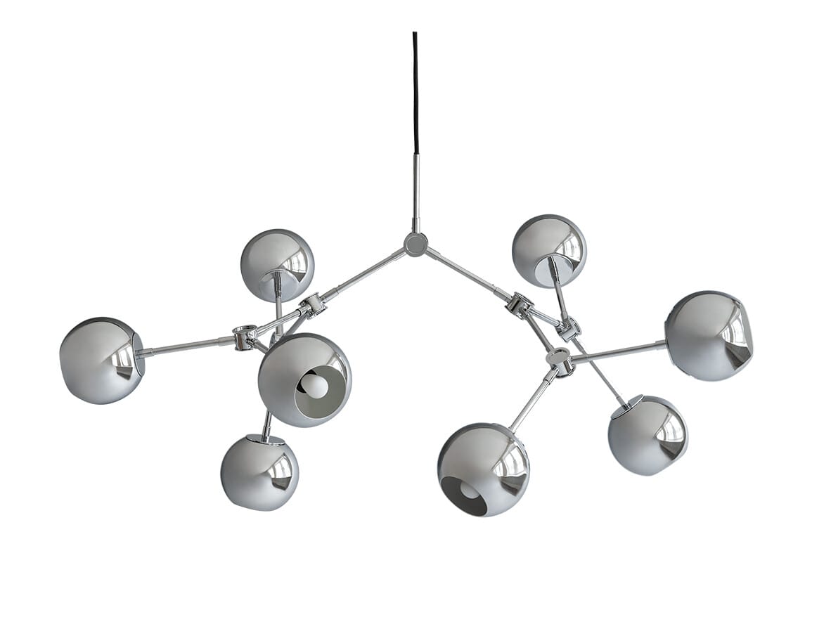 101 Copenhagen - Drop Globe Chandelier Mini Chrome