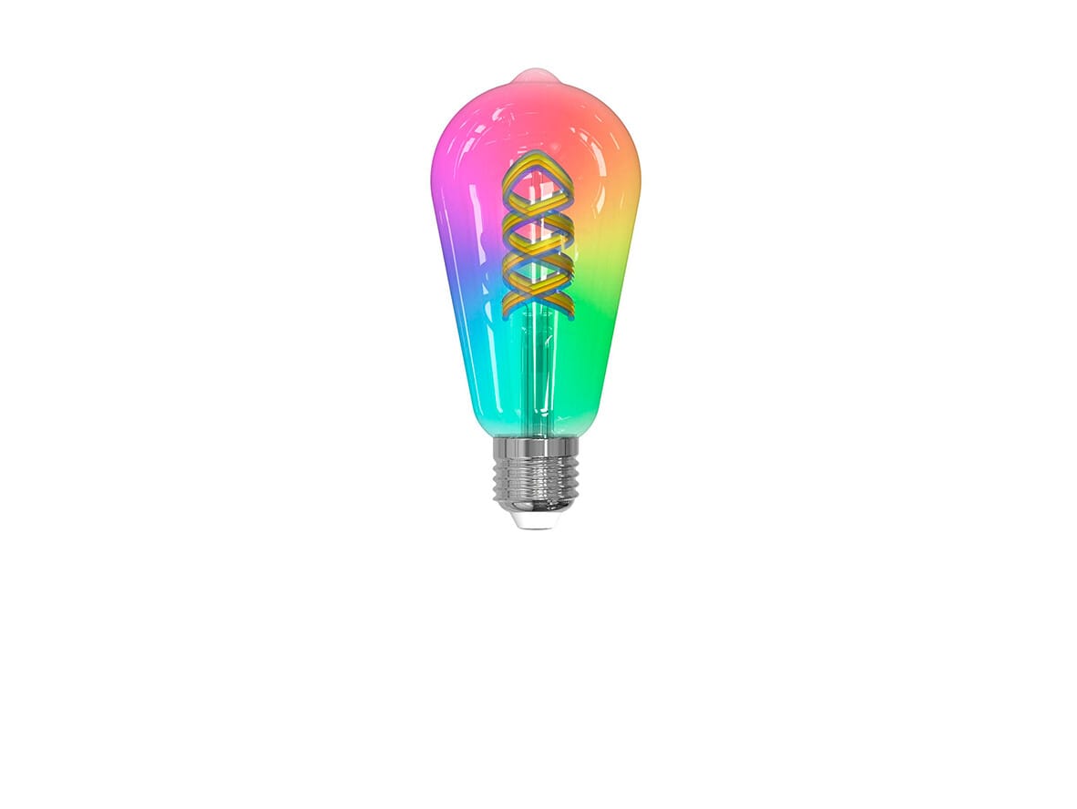 Luumr - Bulb 4W ST64 Tuya WLAN RGB CCT E27 Clear