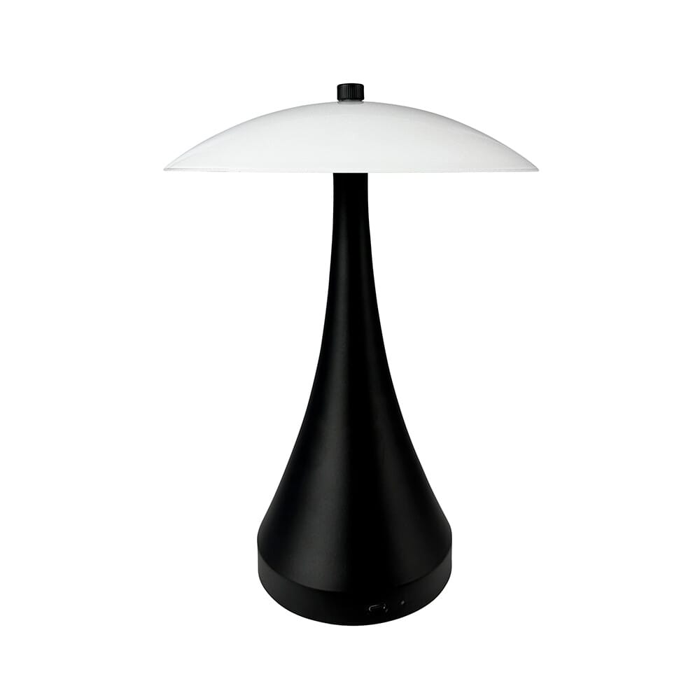 DybergLarsen - Vienna LED Portable Table Lamp Black/Opal