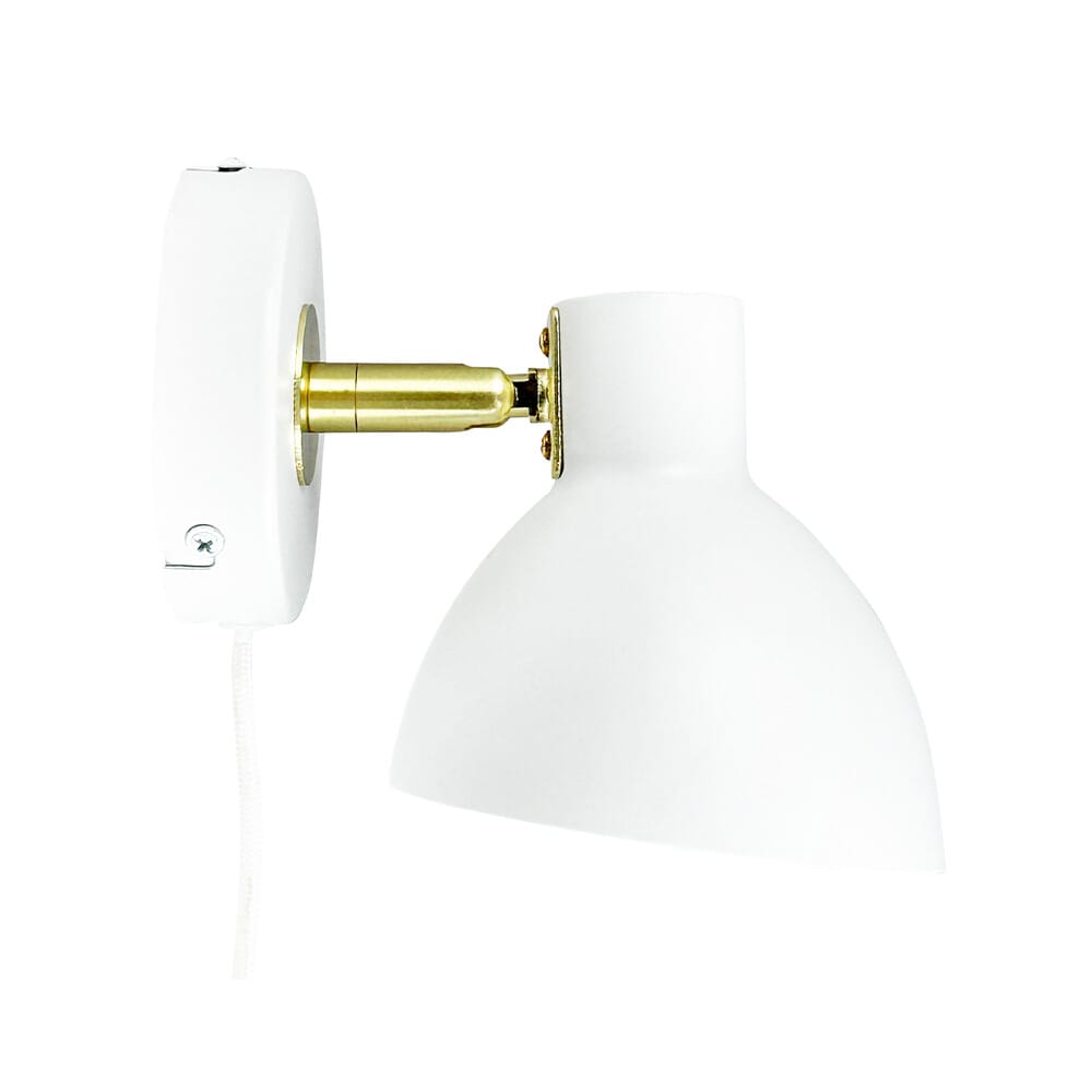 DybergLarsen - Lilje Wall Lamp White/Brass