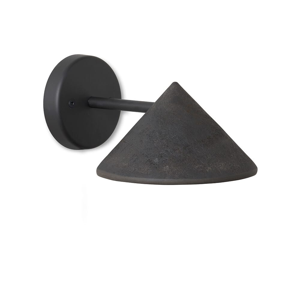 Mater - Terra Wall Lamp HW Coffee Waste Black
