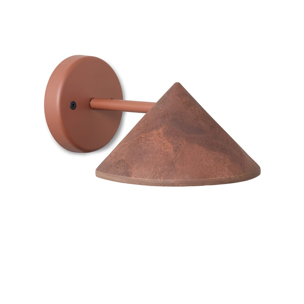 Mater - Terra Wall Lamp HW Coffee Waste Rust Red