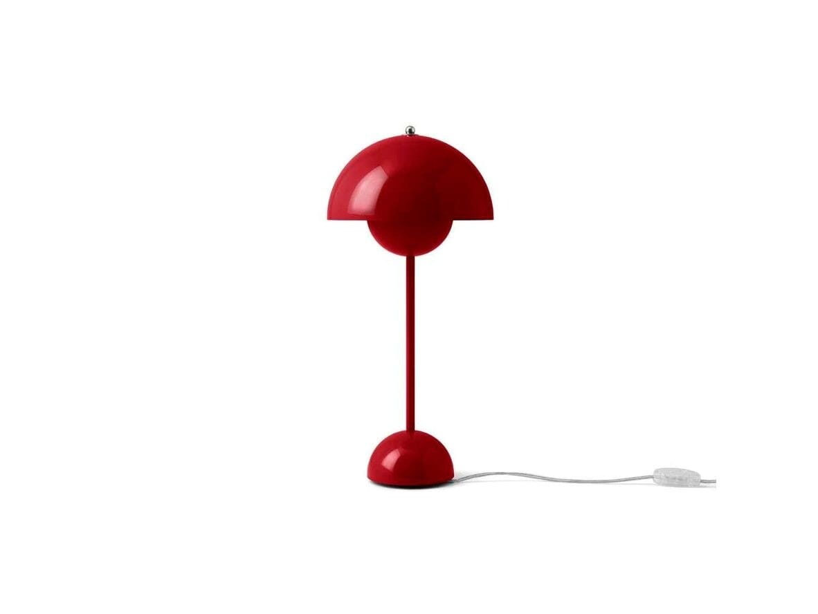 &Tradition - Flowerpot VP3 Table Lamp Vermilion Red