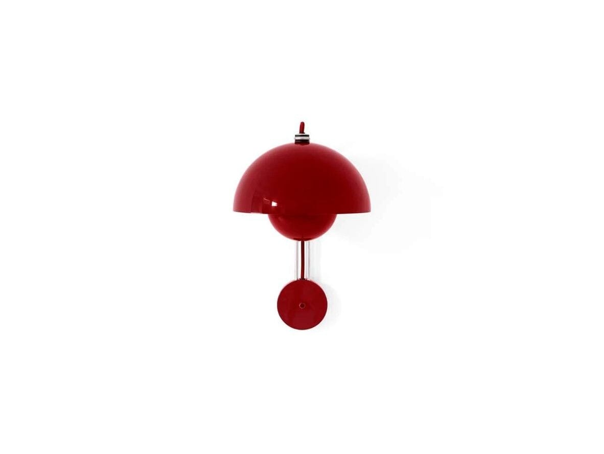 &Tradition - Flowerpot VP8 Wall Lamp Vermillion Red