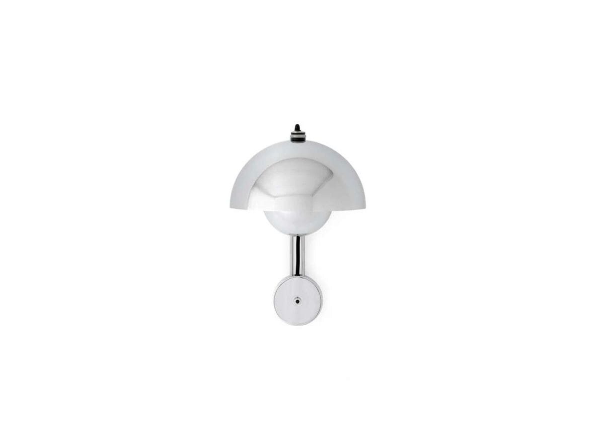 &Tradition - Flowerpot VP8 Wall Lamp Chrome-Plated