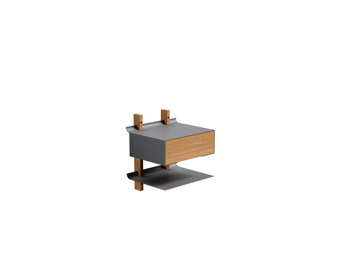Eva Solo - Smile Bed Side Table Oak/Grey