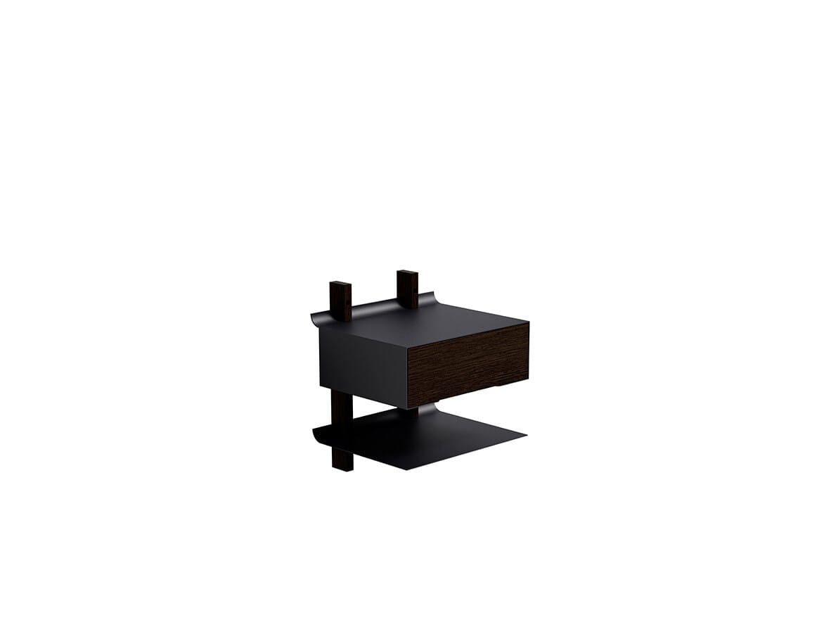 Eva Solo - Smile Bed Side Table Smoked Oak/Black
