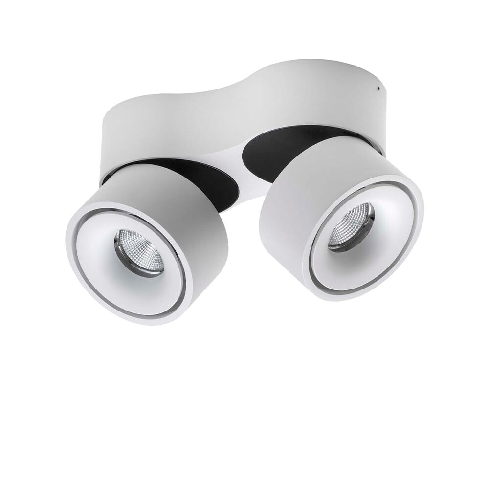 Antidark - Easy Double W2100 LED Ceiling Lamp 1800-2700K DTW White