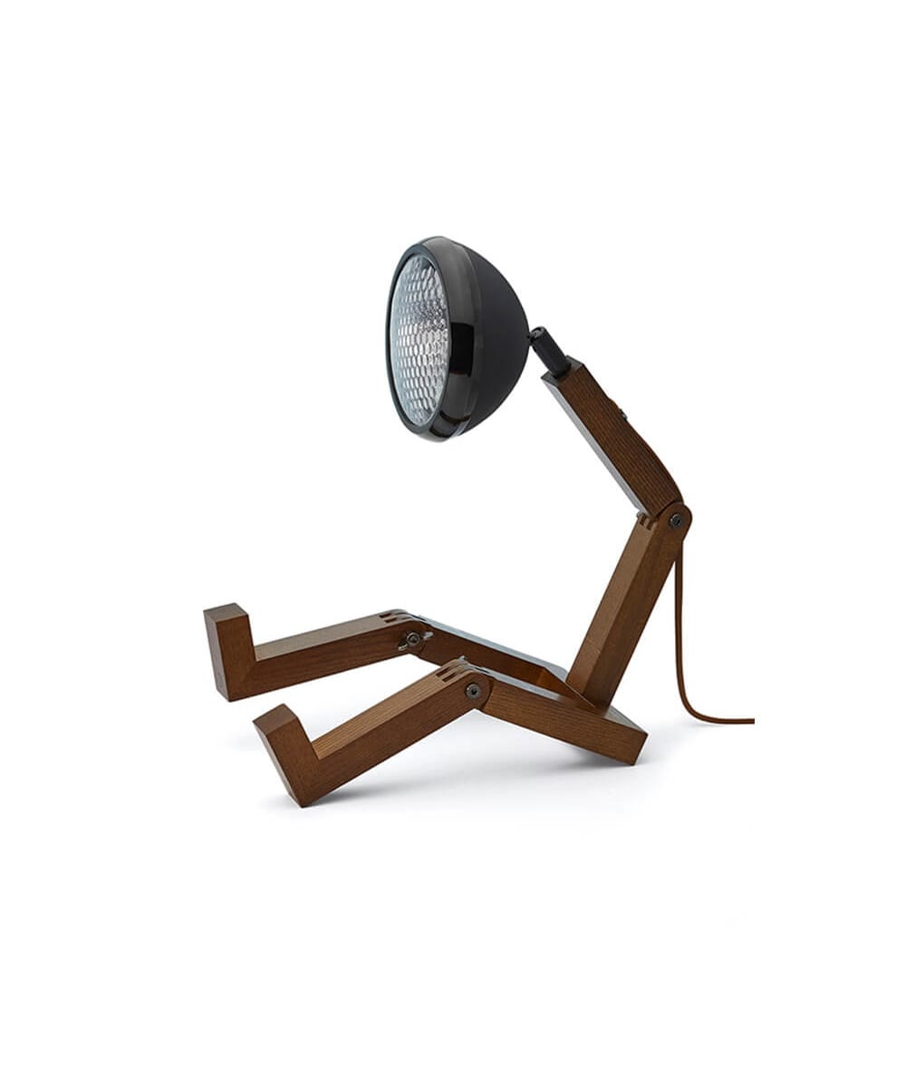 Piffany Copenhagen - Mr. Wattson Table Lamp Smoked Ash/Matt Black